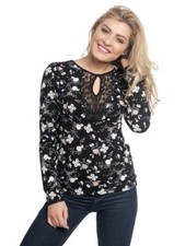 Vive Maria maglia pizzo fiori