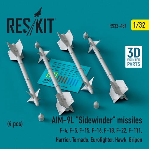 Missili aim sidewinder 4 - aim-9l, (4