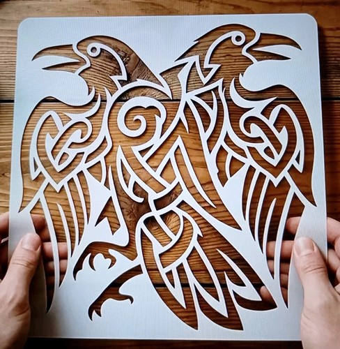 Grande doppio celtic crow - grande,