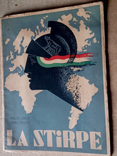 LA STIRPE RIVISTA FUTURISMO PERIODO FASCISMO COPERTINA DI POZZATI NOTO COME SEPO