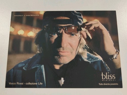 Vasco rossi cartolina - rossi,