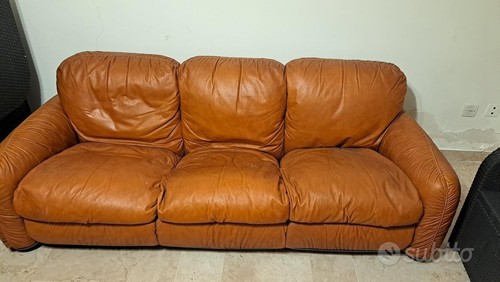 Salotto pelle busnelli vintage - salotto,