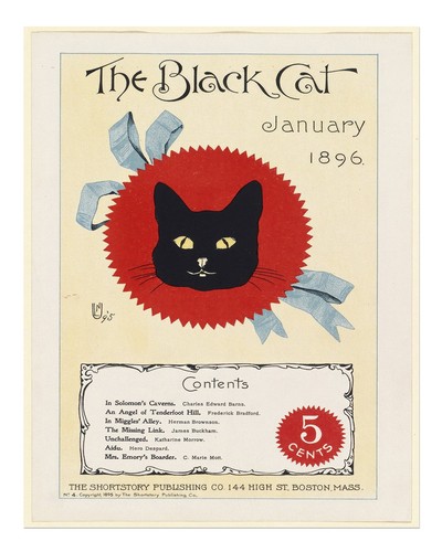 Vintage gatto nero arte - , da