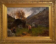 Quadro olio su tavola OTTOCENTO Serafino Grassi