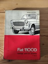 CATALOGO PARTI DI RICAMBIO FIAT 1100D 2 EDIZIONE 1964
