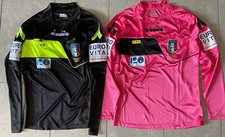 AIA Arbitro Maglia Gara Diadora Nera e Rosa 120 Anni