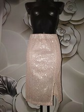 Gonna Longuette Tubino Oro