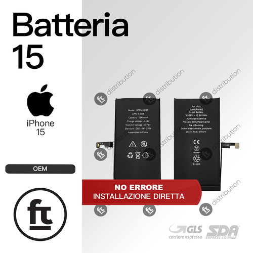Apple batteria iphone oem - batteria,