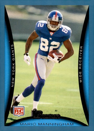 2008 bowman mario manningham - 2008,