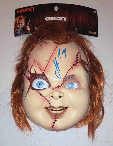 Maschera chucky firmata - maschera,