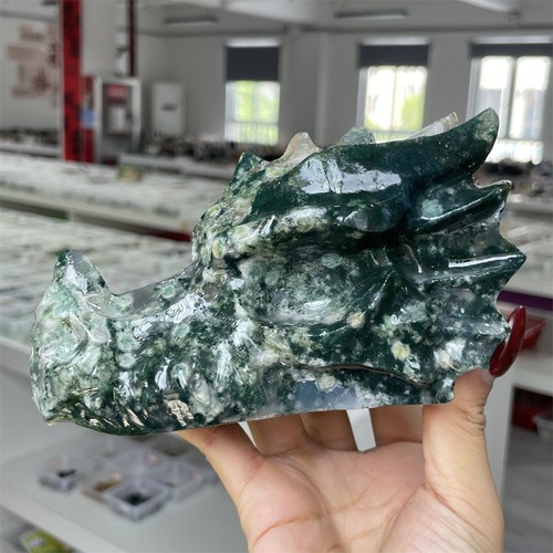 9lb natural moss agate - 1.9lb,