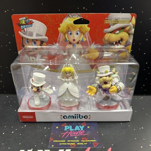 Amiibo mario peach bowser - mario,