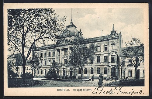 Cartolina crefeld lotto - cartolina, crefeld,