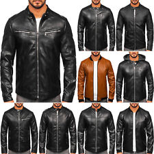 Giacca ecopelle felpa biker