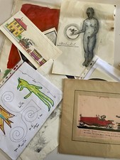 LOTTO DISEGNI E QUALCHE STAMPA
