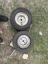 Coppia Ruote cerchi Trattorino tagliaerba 16 X 7.5