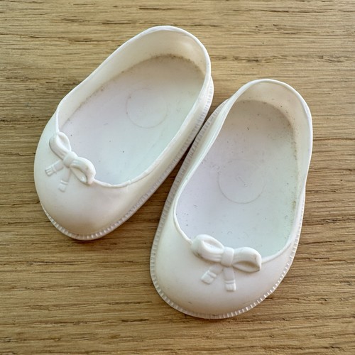 Scarpe bambola vintage bianche