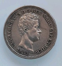Moneta Regno Di Sardegna Carlo
