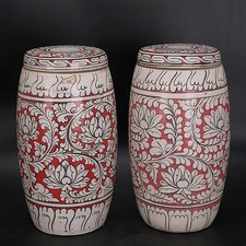 Coppia di barattoli con