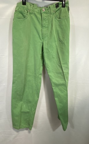 Pantalone jeans verde uomo