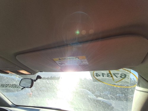 Used right sun visor - visor, fits
