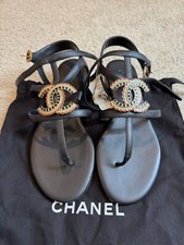 NEW CHANEL Leather CC Logo