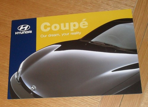 Brochure hyundai coupè 1998 - coupè,
