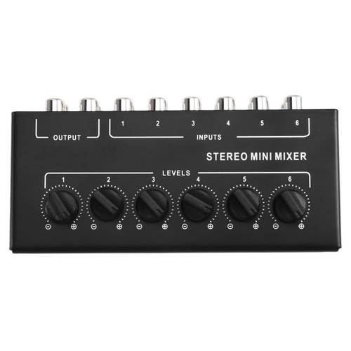 Mixer passivo stereo 6 - stereo,