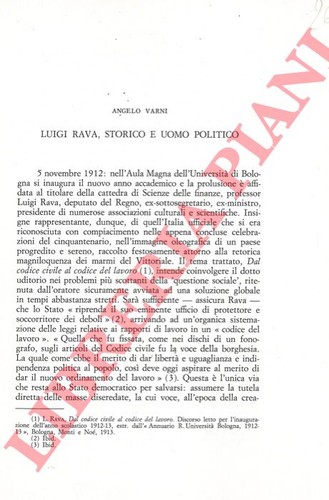 Varni angelo luigi rava - -,
