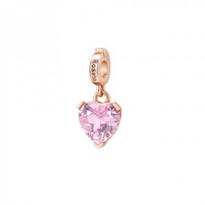 Pink Stories Heart Love Charm