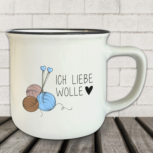 Tazza vintage con frase - tazza, t110