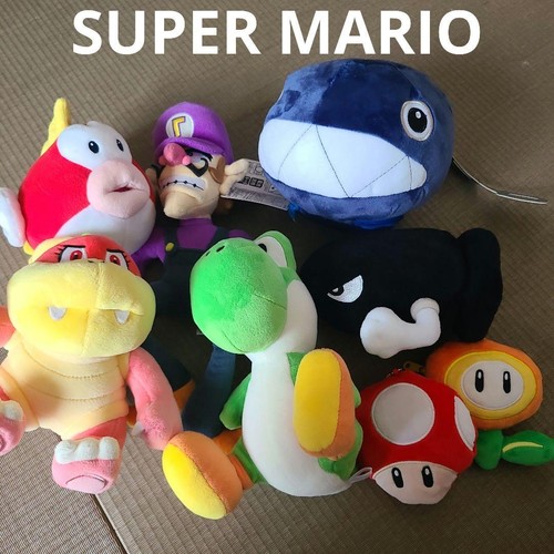 Super mario peluche set - super,
