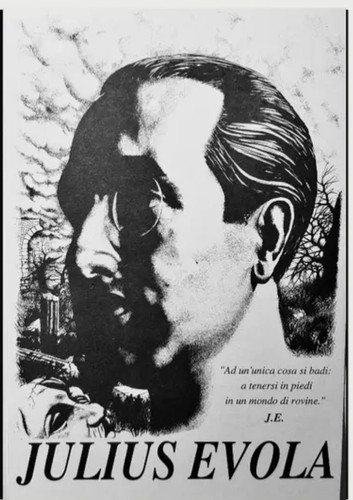 Poster julius evola con - ,
