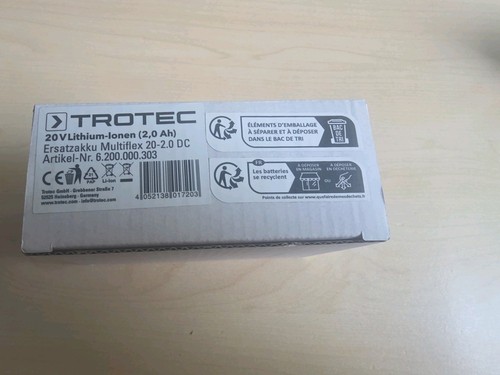 Trotec batteria 20v ioni - 20v,