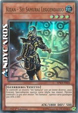 KIZAN - SEI SAMURAI LEGGENDARIO • (Legendary Six) • Super R • SPWA IT010 • 1Ed