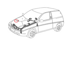 CABLAGGIO COFANO MOTORE LANCIA