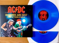 AC/DC - PWR UP AT IMOLA rare 2 LP COLORED BLUE VINYL live Italy 2025 SOUNDBOARD