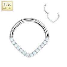 Piercing Anello Oro Bianco 14