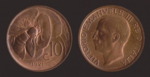 Centesimi 1921 ape - 1921,