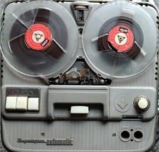 REGISTRATORE A BOBINE TELEFUNKEN MAGNETOPHON AUTOMATIC VALVOLARE ANNO 1962