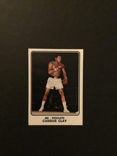 Cassius clay panini sticker - panini, n