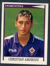   PANINI FIGURINA ALBUM CALCIATORI 1998/99 C. AMOROSO FIORENTINA CON VELINA