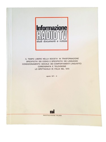 Informazione radio studi - tv,