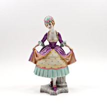 Statuina in porcellana ceramica policroma Capodimonte Richard Ginori maschera