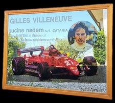 Quadro Specchiato Ferrari Gilles Villenueve
