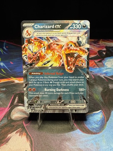 Carta pokémon charizard - carta,