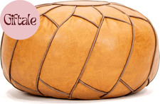 Pouf Ottoman Pumpkin Color