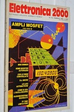 ELETTRONICA 2000-N°114 FEBB.89-AMPLI-MOSFET 100/200 W. RADIOMICROFONO QUARZATO