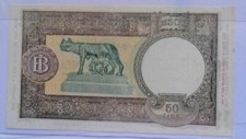 Banconota 50 LIRE LUPETTA