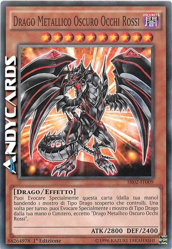 Drago metallico oscuro occhi - oscuro,